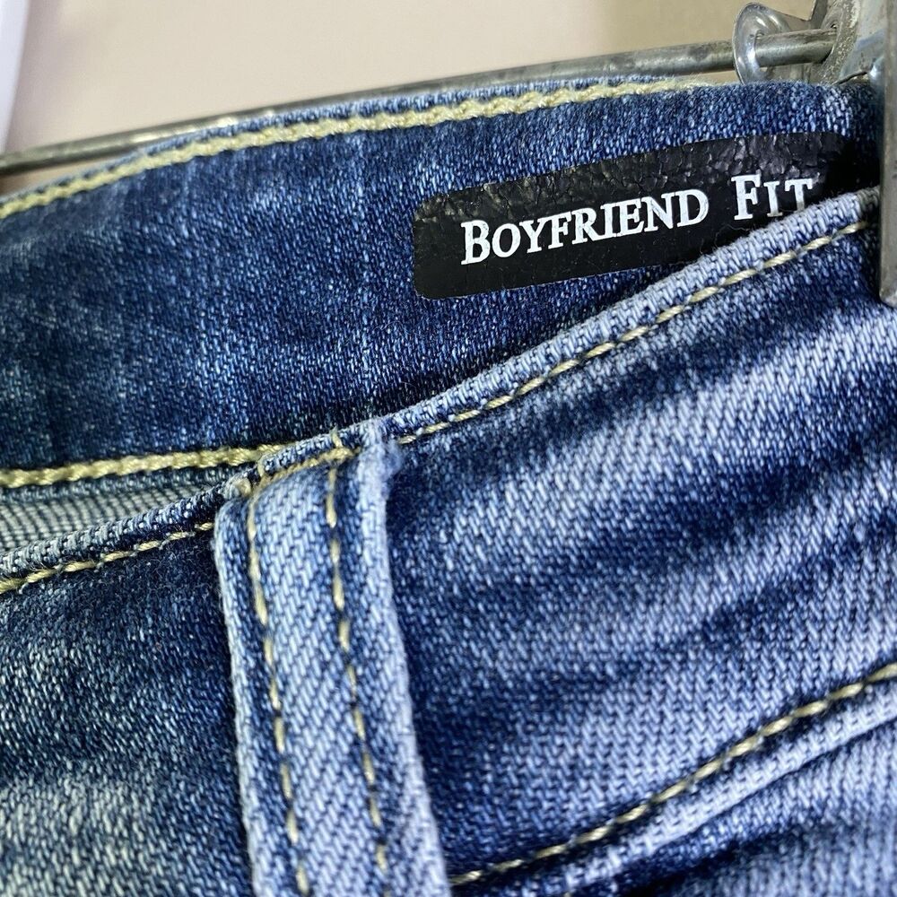 Judy Blue Boyfriend Fit Jeans Womens 13/31 Stretch Denim Lt Wash JB82335LT - Picture 7 of 16
